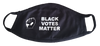 BLACK VOTES MATTER face mask with 2 replacement filters